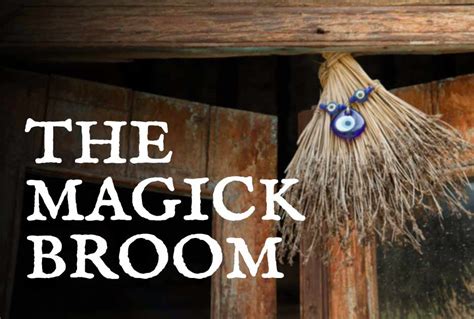 Magical broomstick emblem